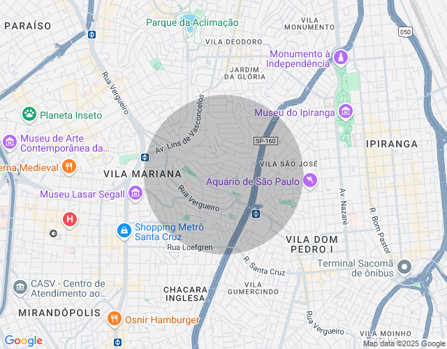 Imóvel no mapa