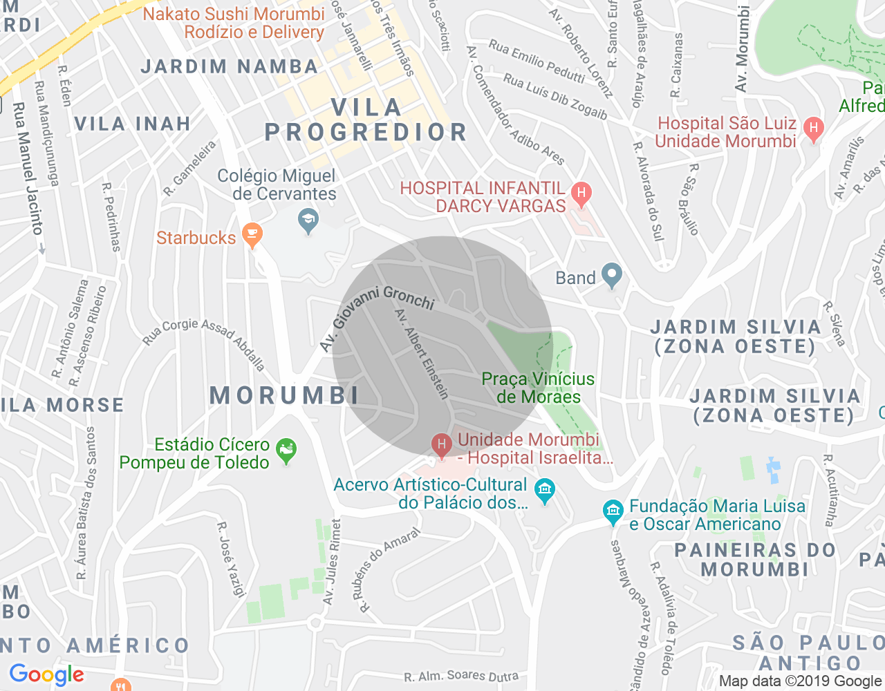 Imóvel no mapa