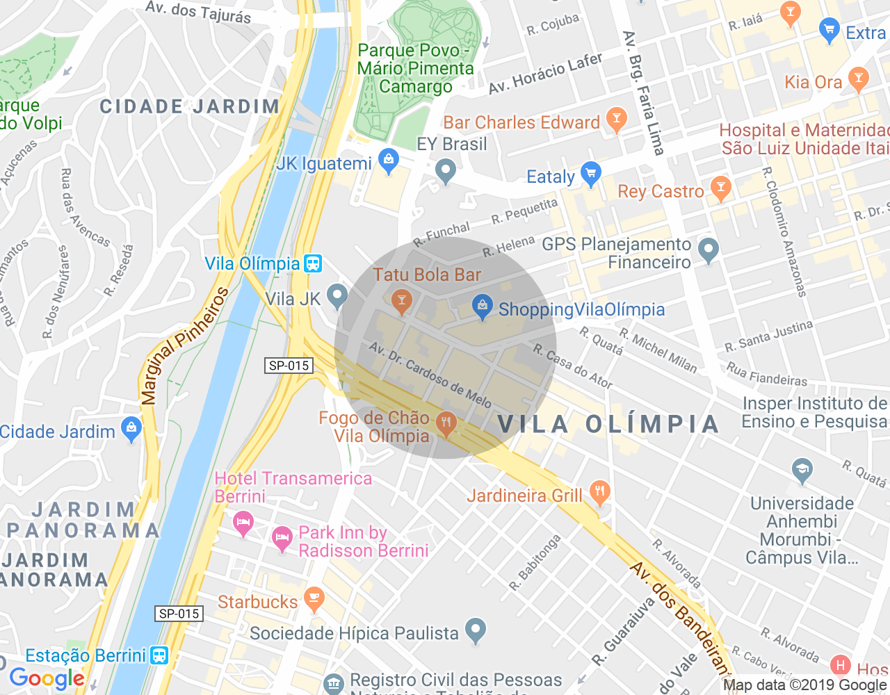 Imóvel no mapa