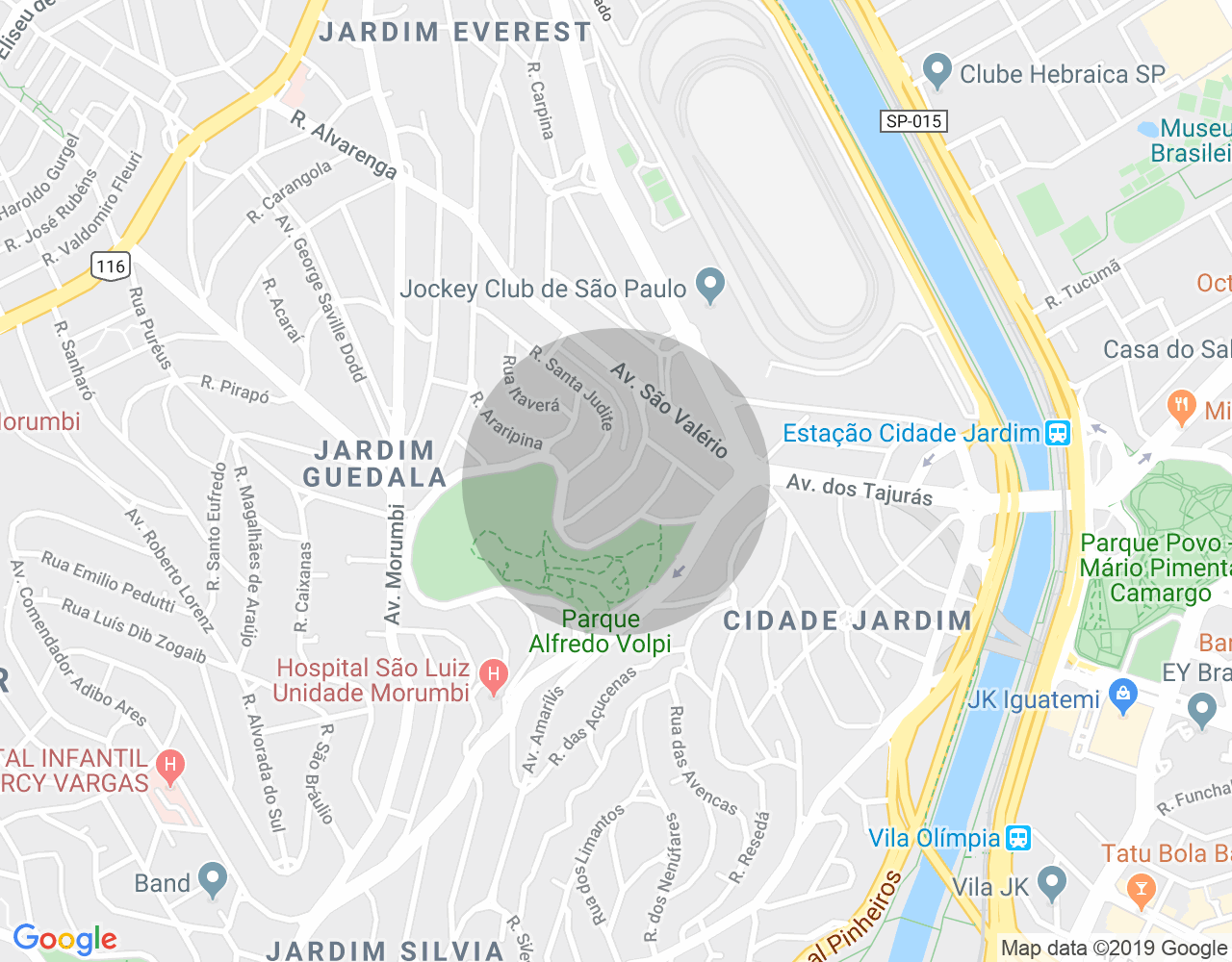 Imóvel no mapa