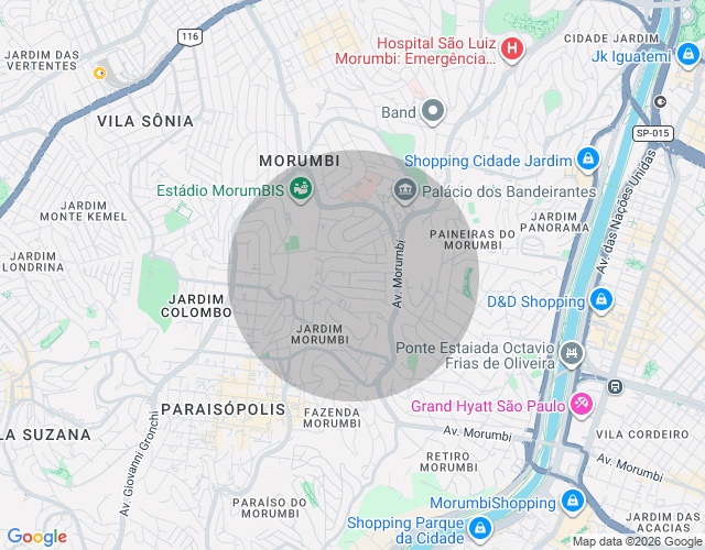 Imóvel no mapa