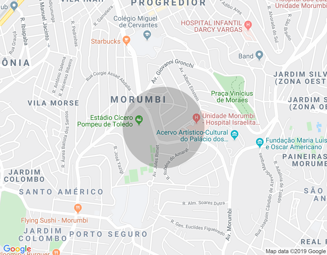Imóvel no mapa