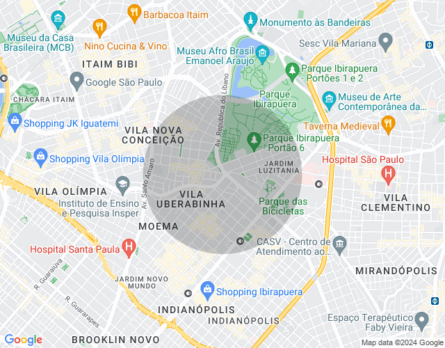 Imóvel no mapa