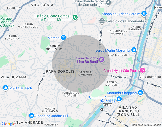 Imóvel no mapa