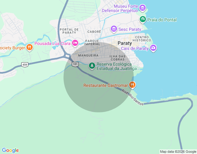 Imóvel no mapa