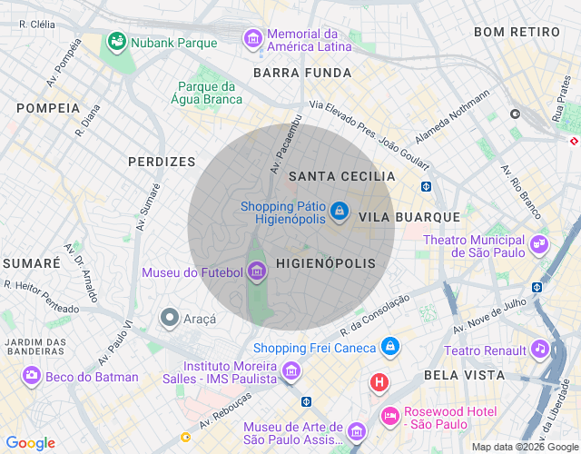 Imóvel no mapa