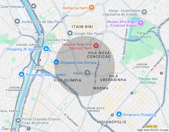 Imóvel no mapa
