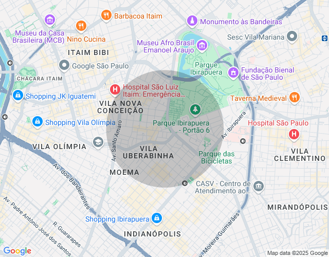 Imóvel no mapa