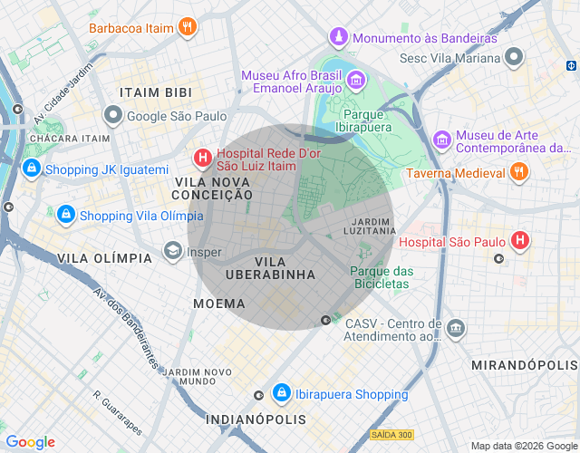 Imóvel no mapa