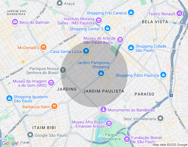 Imóvel no mapa