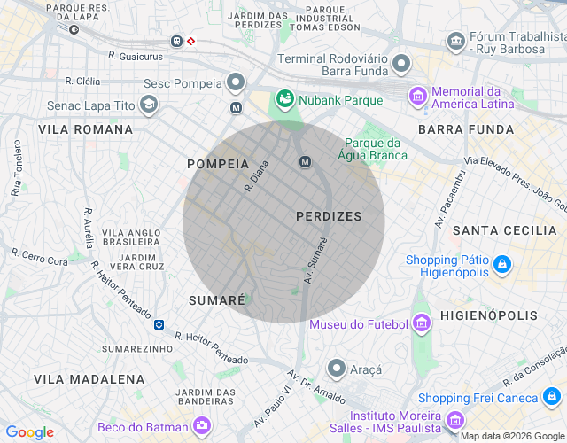Imóvel no mapa