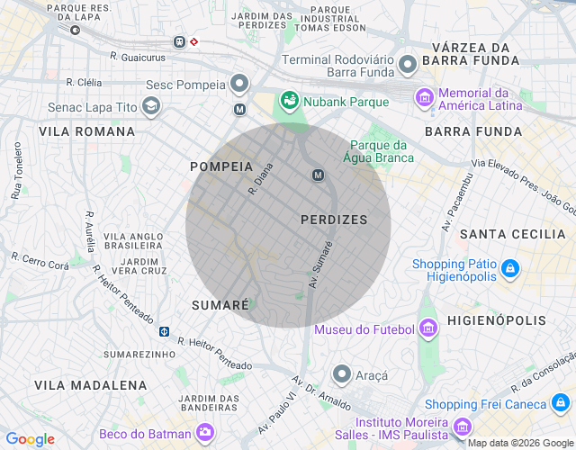Imóvel no mapa