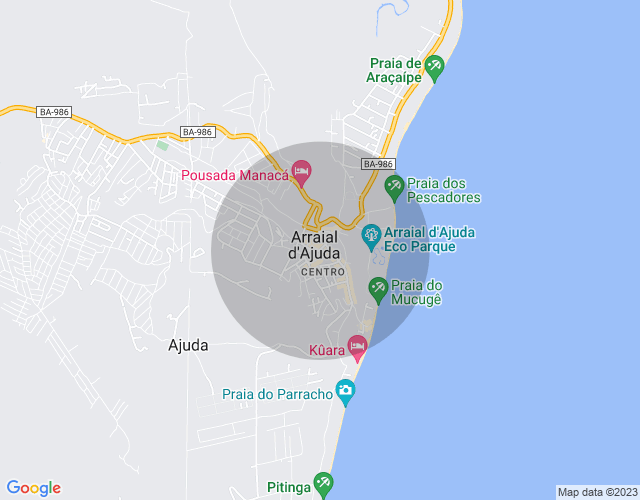 Imóvel no mapa