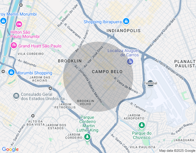 Imóvel no mapa