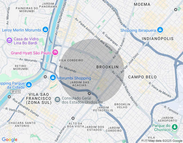 Imóvel no mapa