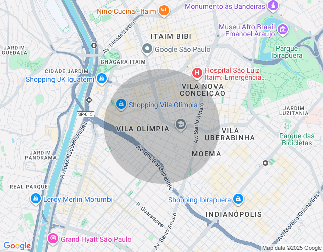 Imóvel no mapa