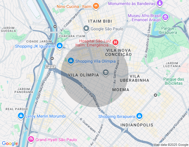 Imóvel no mapa