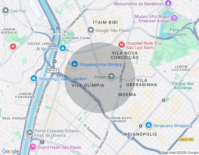 Imóvel no mapa