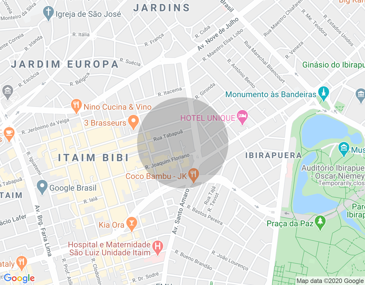Imóvel no mapa