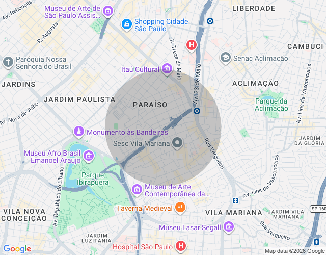 Imóvel no mapa
