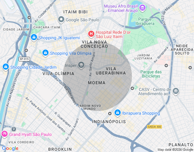 Imóvel no mapa