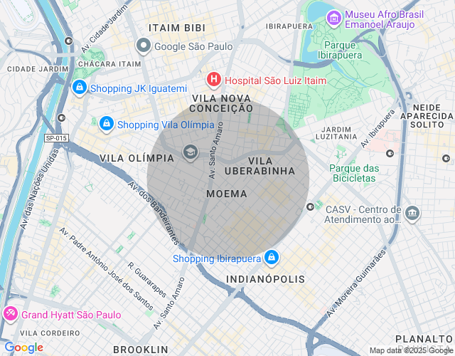 Imóvel no mapa