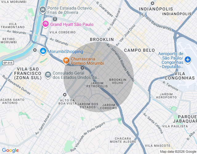 Imóvel no mapa