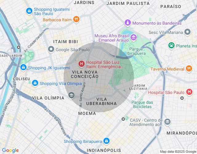 Imóvel no mapa