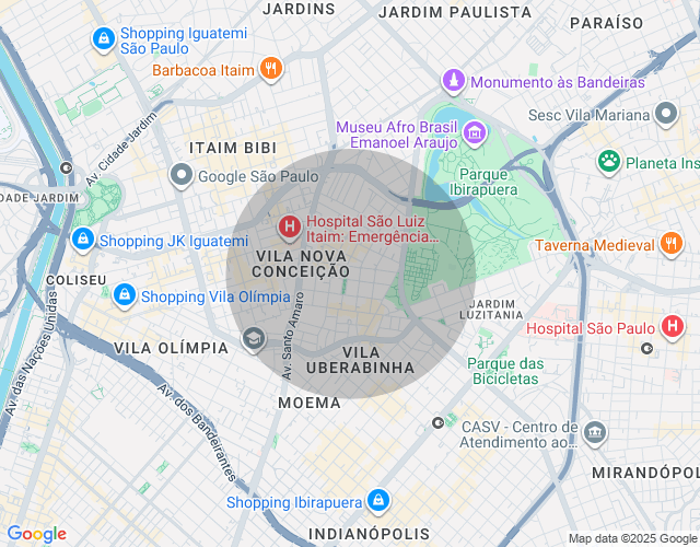 Imóvel no mapa
