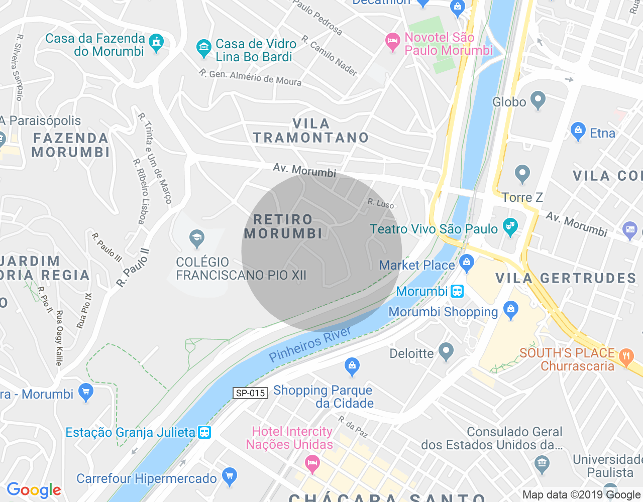 Imóvel no mapa