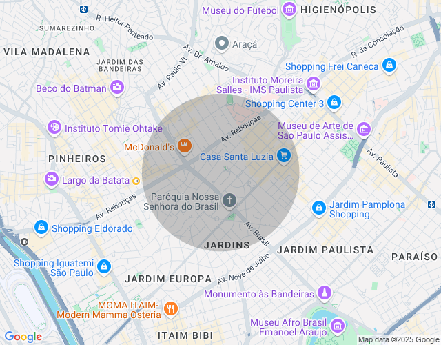 Imóvel no mapa