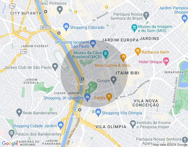 Imóvel no mapa