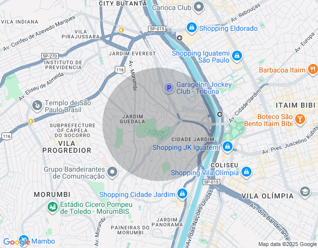 Imóvel no mapa