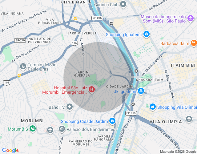 Imóvel no mapa