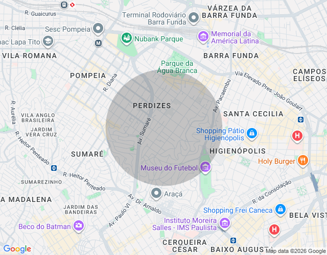 Imóvel no mapa