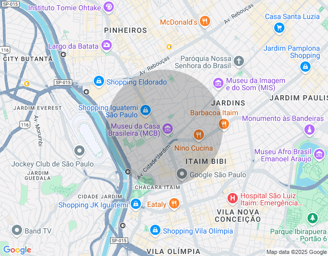 Imóvel no mapa
