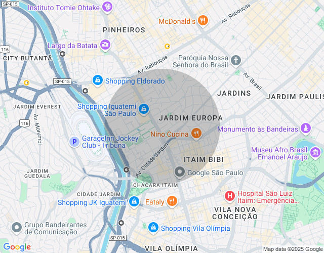 Imóvel no mapa