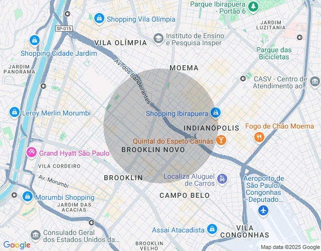 Imóvel no mapa