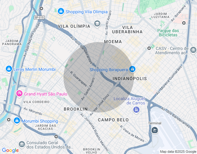 Imóvel no mapa