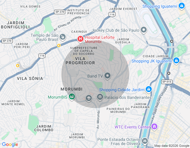 Imóvel no mapa