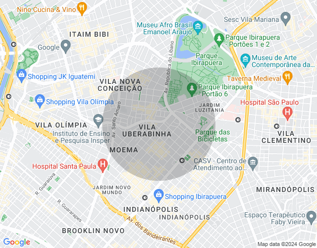 Imóvel no mapa