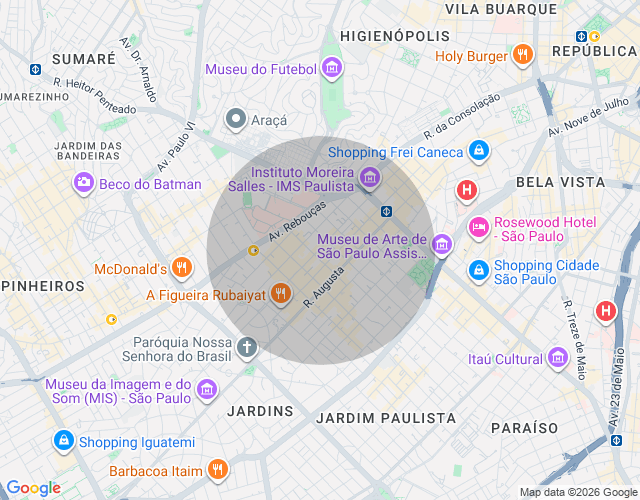 Imóvel no mapa
