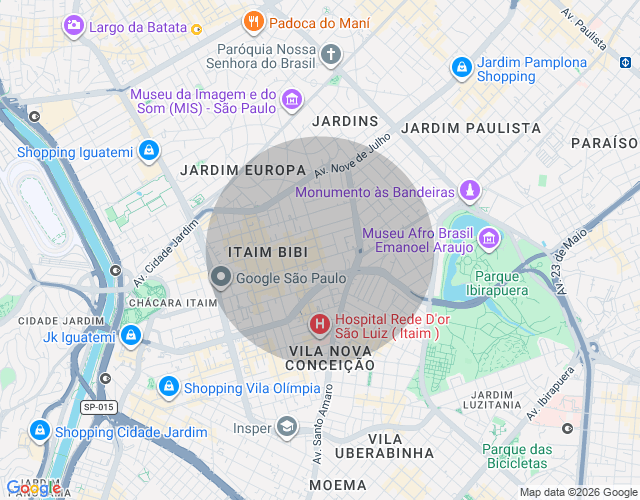 Imóvel no mapa