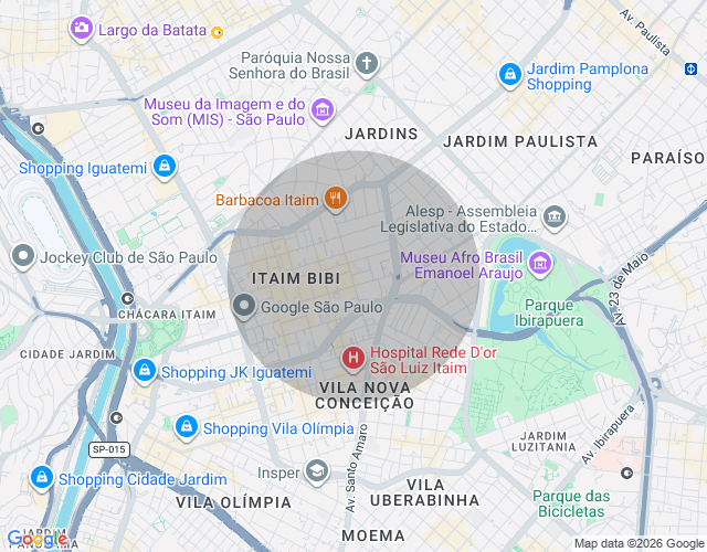 Imóvel no mapa