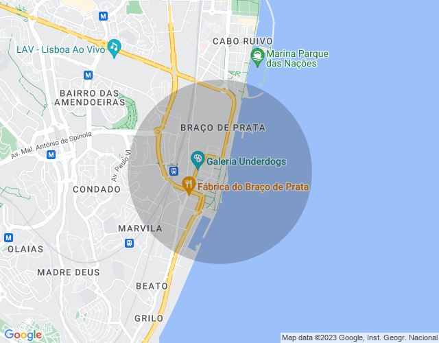Imóvel no mapa