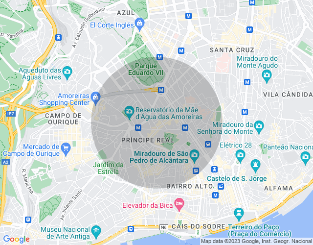 Imóvel no mapa