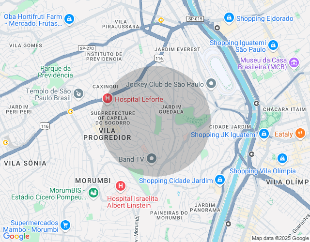 Imóvel no mapa
