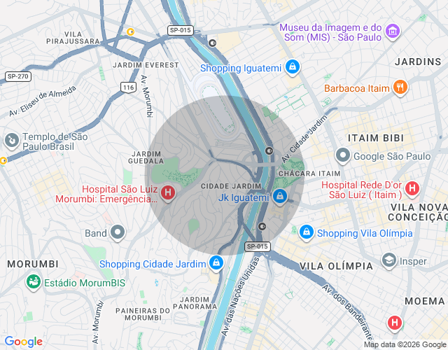 Imóvel no mapa