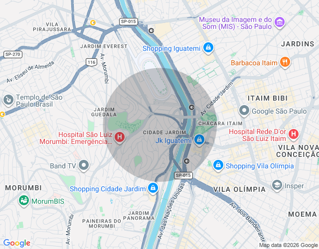 Imóvel no mapa