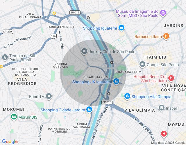 Imóvel no mapa